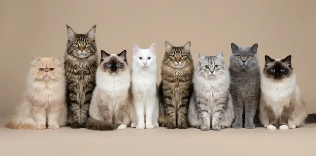 chats a poils longs